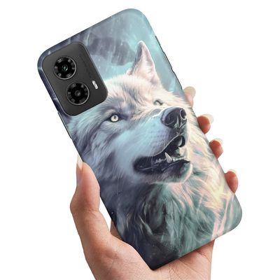 Motorola Moto G34 5G - Kuoret/Suojakuori Wolf