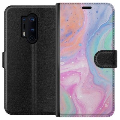 OnePlus 8 Pro Lommeboketui Pastellmarmor