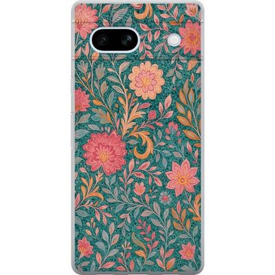 Google Pixel 7a Läpinäkyvä kuori Floral Dream