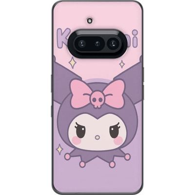 Nothing Phone (3a) Läpinäkyvä kuori Kuromi Kawaii