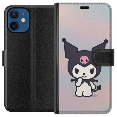 Apple iPhone 12 Lompakkokotelo Kawaii Sanrio Kuromi