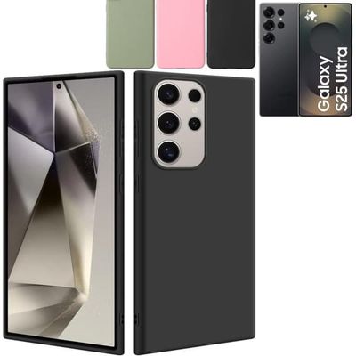 Silikon TPU skal Samsung S25 Ultra fodral mobilskal skärmskydd