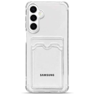 Samsung A16 Gjennomsiktig Deksel med Kortholder