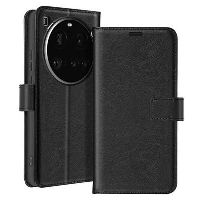 Etui för Xiaomi 15 Ultra Fodral Plånbok Stöd Mayaxess Svart