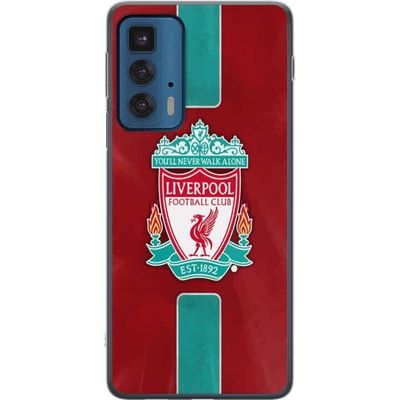 Motorola Edge 20 Pro Läpinäkyvä kuori Liverpool FC - Klassinen jalkapallourheilu Punaisena