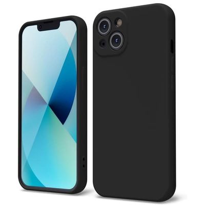 iPhone 13 Matt Svart Deksel - Ekstra kamerabeskyttelse