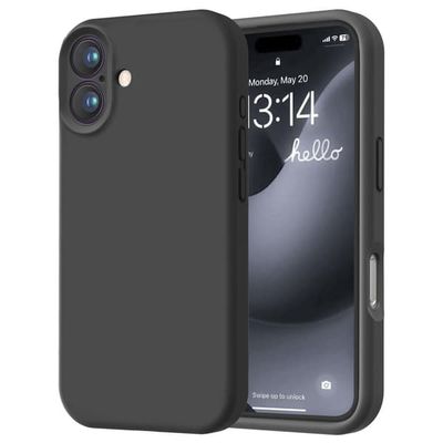 iPhone 16 Matt Svart Deksel - Ekstra kamerabeskyttelse