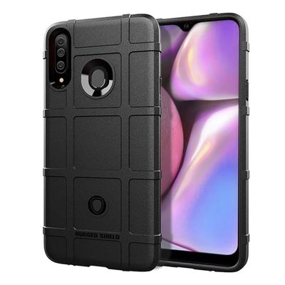 Rugged Shield Samsung Galaxy A20s deksel - Svart