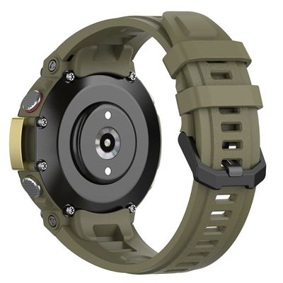 Amazfit T-Rex 2 silikone urrem - Militærgrøn