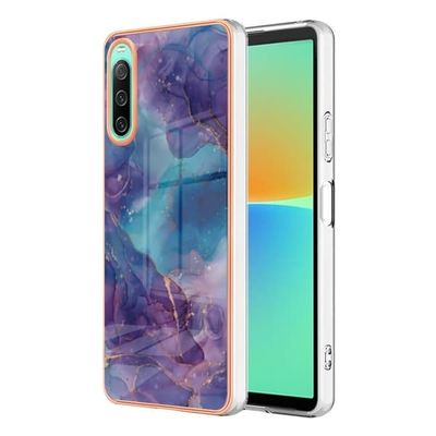 Marble Sony Xperia 10 IV Etui - Lilla