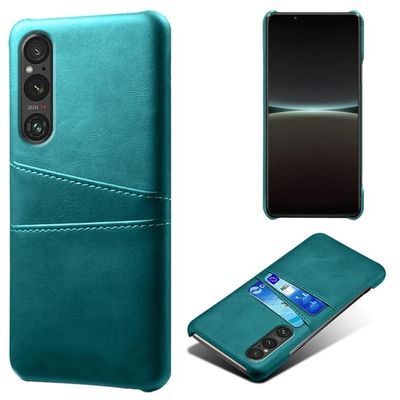 Dual Card Etui Sony Xperia 1 V - Grønn