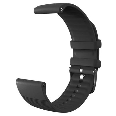 Huami Amazfit GTS3 ensfarvet armbånd Justerbar fleksibel urrem - Sort