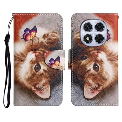 Wonderland Xiaomi Redmi Note 14 Pro 5G / Xiaomi Redmi Note 14 Pro Plus 5G flip-etui - Sommerfuglkatt
