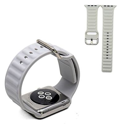 Apple Watch Series 6 / 5 44 mm silikonarmbånd - Grå