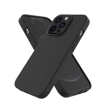 iPhone 13 PRO Skal - Silikonskal i olika färger - SVART