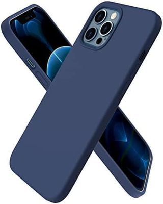 iPhone 13 PRO Skal - Silikonskal i olika färger - MÖRKBLÅ