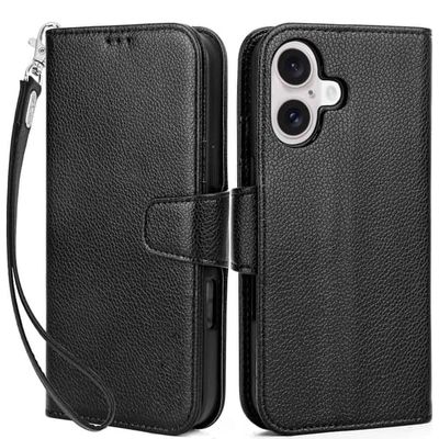 iPhone 16 Pung Taske - Sort