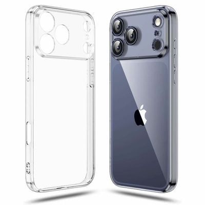 iPhone 17 Pro Max Gjennomsiktig TPU-deksel – Ekstra kamerabeskyttelse