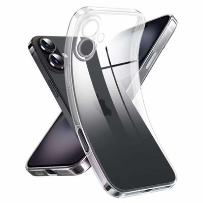 iPhone 16 gjennomsiktig TPU-deksel – ekstra kamerabeskyttelse