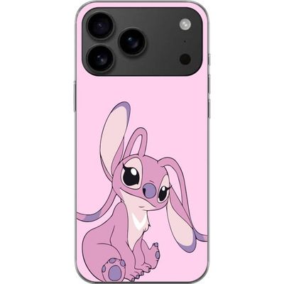 Apple iPhone 17 Pro Max Gjennomsiktig deksel Stitch rosa