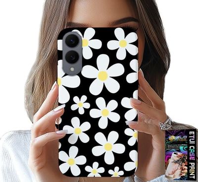 ETUI TIL SAMSUNG GALAXY S25 EDGE - MARGUERNET, MARGUERTER, BLOMSTER, BAGSIDEN