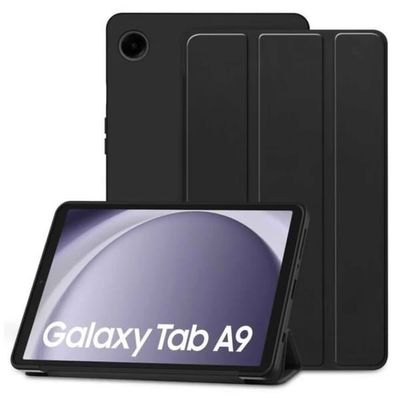 Samsung Galaxy Tab A9 trifold-deksel med stativ – svart