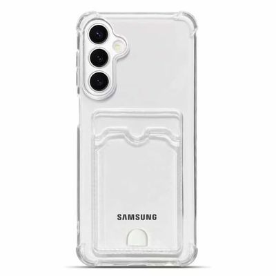 Samsung A57 Transparent Deksel med kortholder