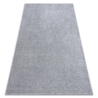 Matta vägg till vägg SANTA FE silver 92 vanlig, platt, en färg, 200x300 cm