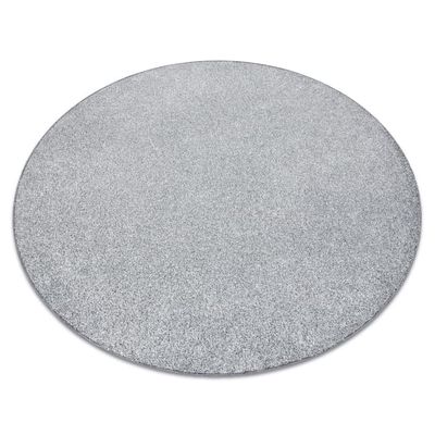 Matta, runda EXCELLENCE grå 109 vanlig, platt, MELANGE, cirkel 100 cm