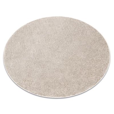 TÆPPER hjul SANTA FE beige 33 glat, forenet, enfarvet, cirkel 100 cm