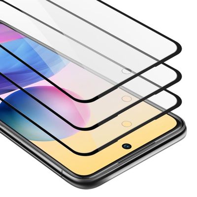 3x Skjermbeskytter Skärmskyddtil til Xiaomi RedMi NOTE 10 5G / POCO M3 PRO 5G Herdet Skjermglass Full Skjerm