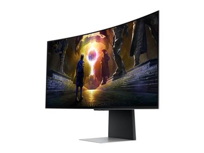 Samsung Odyssey OLED G8 S34DG850SU - G85SD Series - OLED-monitor - Smart - spel - böjd - 34" - 3440 x 1440 UWQHD @ 175 Hz - 250 cd/m² - 1000000:1 - H