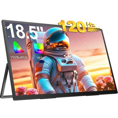 UPERFECT Mobil skärm 18,5 tum 120 Hz 100 % sRGB 1080P