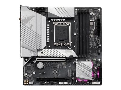 AORUS B760M ELITE AX - Hovedkort - micro ATX - LGA1700-sokkel - B760 Chipset - USB-C Gen 2x2, USB 3.2 Gen 2, USB 3.2 Gen 1, USB-C 3.2 Gen2 - 2.5 Giga