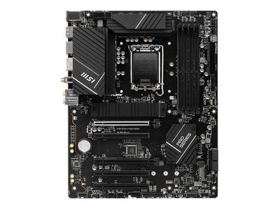 MSI PRO B760-P WIFI DDR4 - Hovedkort - ATX - LGA1700-sokkel - B760 Chipset - USB 3.2 Gen 2, USB 3.2 Gen 1, USB-C 3.2 Gen2, USB-C 3.2 Gen 1 - 2.5 Giga