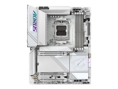 AORUS X870E PRO ICE - Hovedkort - ATX - Socket AM5 - AMD X870E Chipset - USB-C 3.2 Gen 2x2, USB4, USB 3.2 Gen 1, USB 3.2 Gen 2 - 2.5 Gigabit LAN, Blu