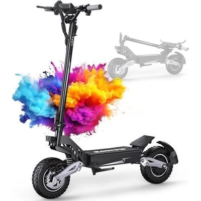 OOTD T10 - Fällbar Elektrisk Sparkcykel - Batteri 48 V 13,5 Ah - Max 55KM/H - 11‘’ tum - Motor 900W - Räckvidd 45km