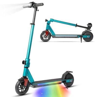 El-scooter för barn från 10 år, 14 km/h, hopfällbar, max 15 km räckvidd, höjdjusterbart styre