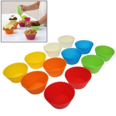 12-Pak Silikon Muffinsformer / Bakeformer - Former