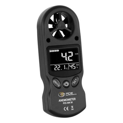 PCE Instruments PCE-AM 30 Anemometer 0.1 till 30 m/s med temperaturmätning