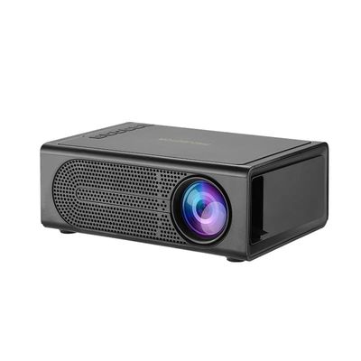 Lollanda 1080P Full HD Mini Projektor – Hjemmebiograf Udendørs LED ,Med Indbygget Højttaler ,100" Skærm
