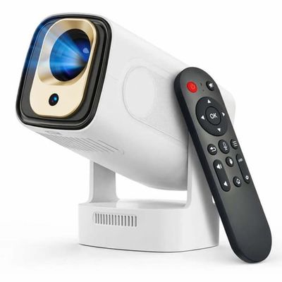 2026 HY310 Full HD 1080p Smart Projektor, Android 14, Autofokus, 4K-støtte & AirMouse