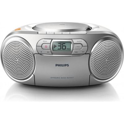 Philips AZ127 -bærbar CD-afspiller, sølv
