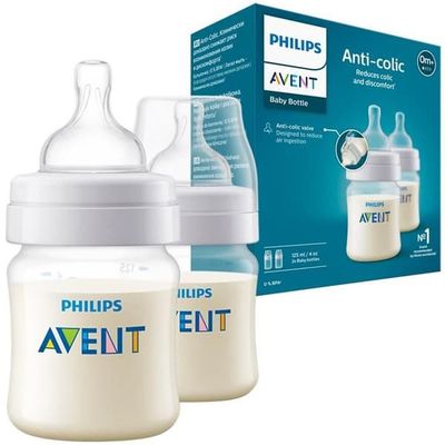 Antikolikflaskor - Philips Avent - SCY100/02 - 125 ml nyfödd utan BPA 2-pack