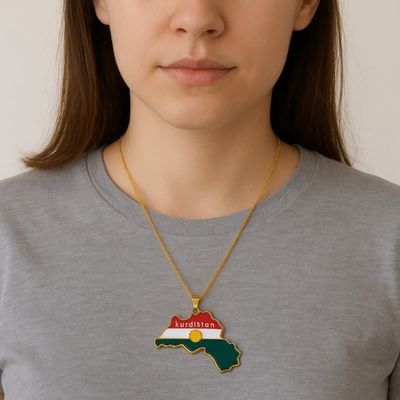 Halskjede Kurdistan – Gullfarget