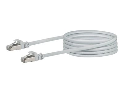 Schwaiger - Nettverkskabel - RJ-45 (hann) til RJ-45 (hann) - 2.5 m - SFTP - CAT 6 - solid - hvit