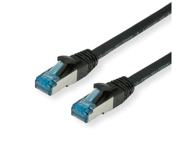 VALUE 5m S/FTP Cat.6a, 5 m, Cat6a, S/FTP (S-STP), RJ-45, RJ-45, Sort