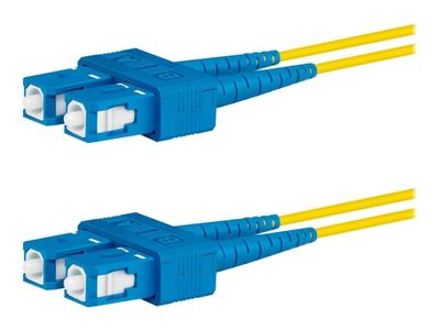 Lanview - Nätverkskabel - SC/UPC enkelläge (hane) till SC/UPC enkelläge (hane) - 10 m - 2 mm - fiberoptisk - duplex - 9 / 125 mikrometer - OS2 - halo