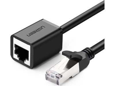 UGREEN Ethernet extension cable RJ45, Cat. 6, FTP, with metal plug 5m, black