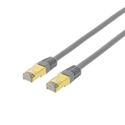 DELTACO FTP Cat7 patchkabel 3m, LSZH (halogenfri), grÕ